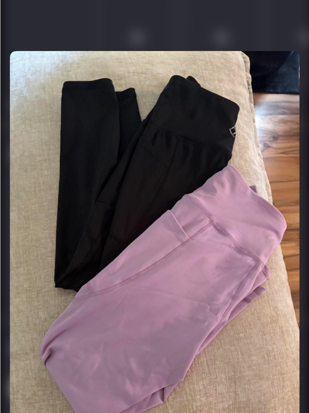 Women’s High-Rise Jeggings - Black & Lavender